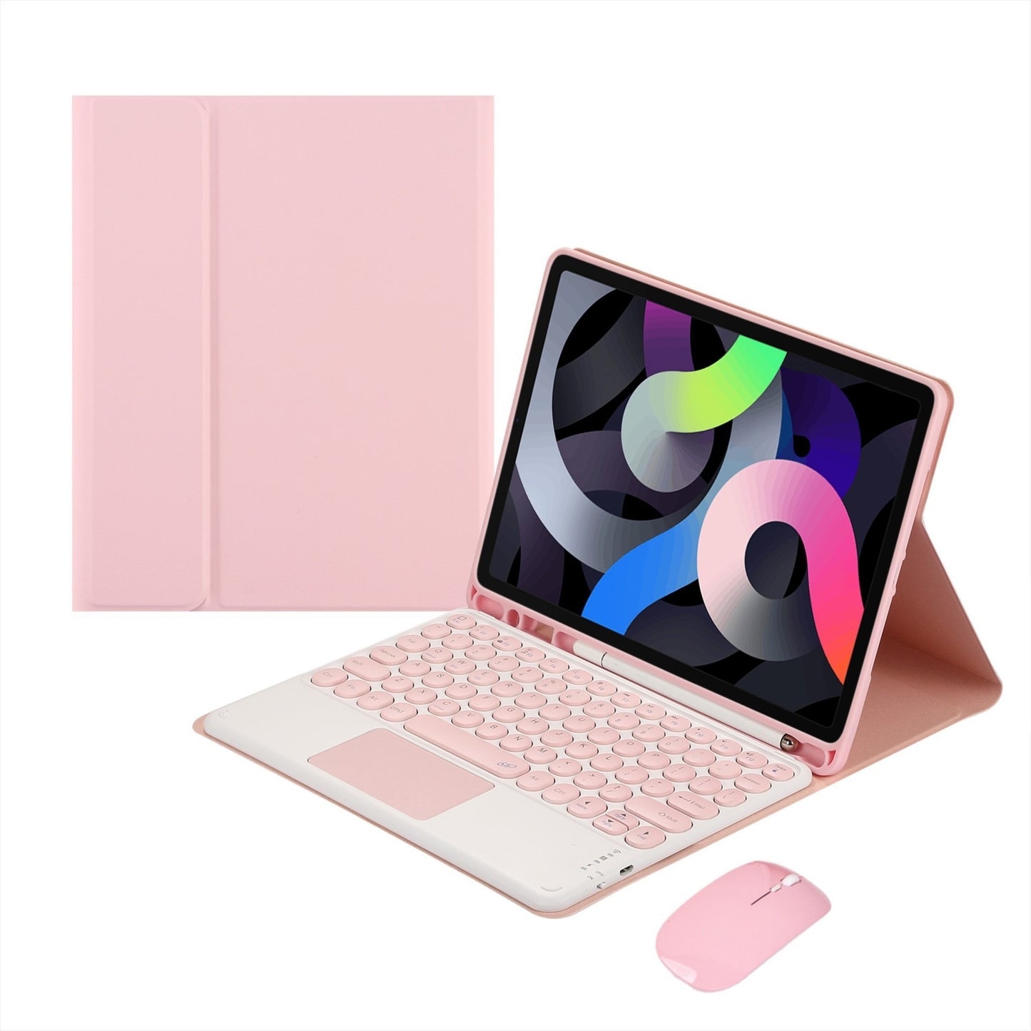 Touch Magnetic Keyboard Leather Case With Pen Slot