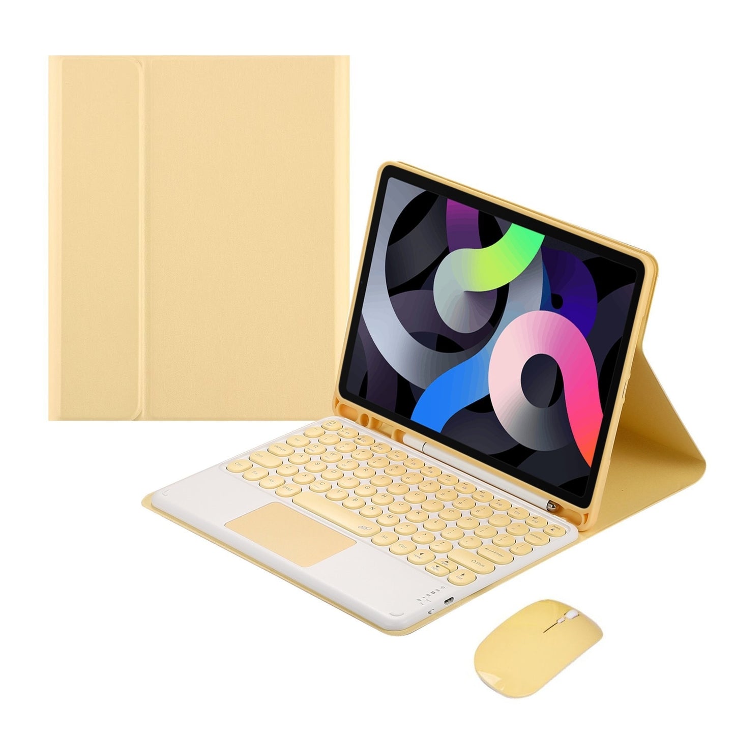 Touch Magnetic Keyboard Leather Case With Pen Slot