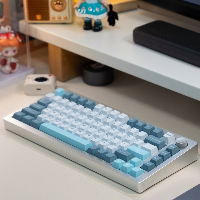 Heiji Snake Mechanical Keyboard Kit Aluminum Tuo Three-mode No Wired Bluetooth