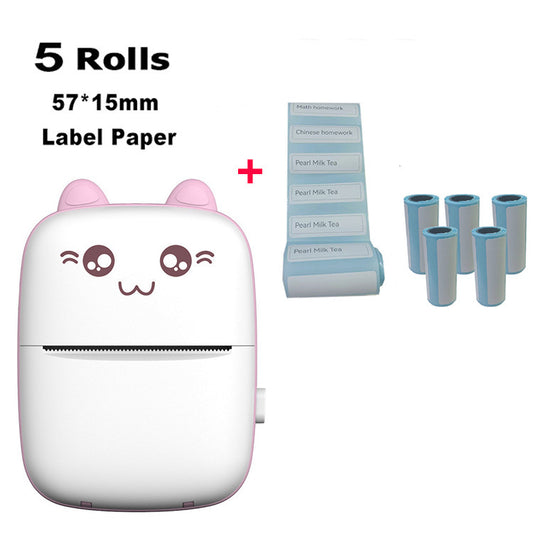 Mini Portable Printer Home Pocket Small Student Wrong Question Machine