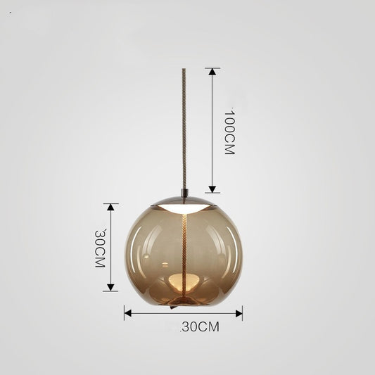 Dining Room Chandelier Living Room Bar Bedroom Glass Single Head