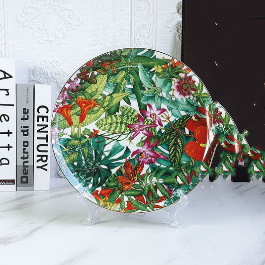 Tropical Rainforest Light Luxury Steak Plate