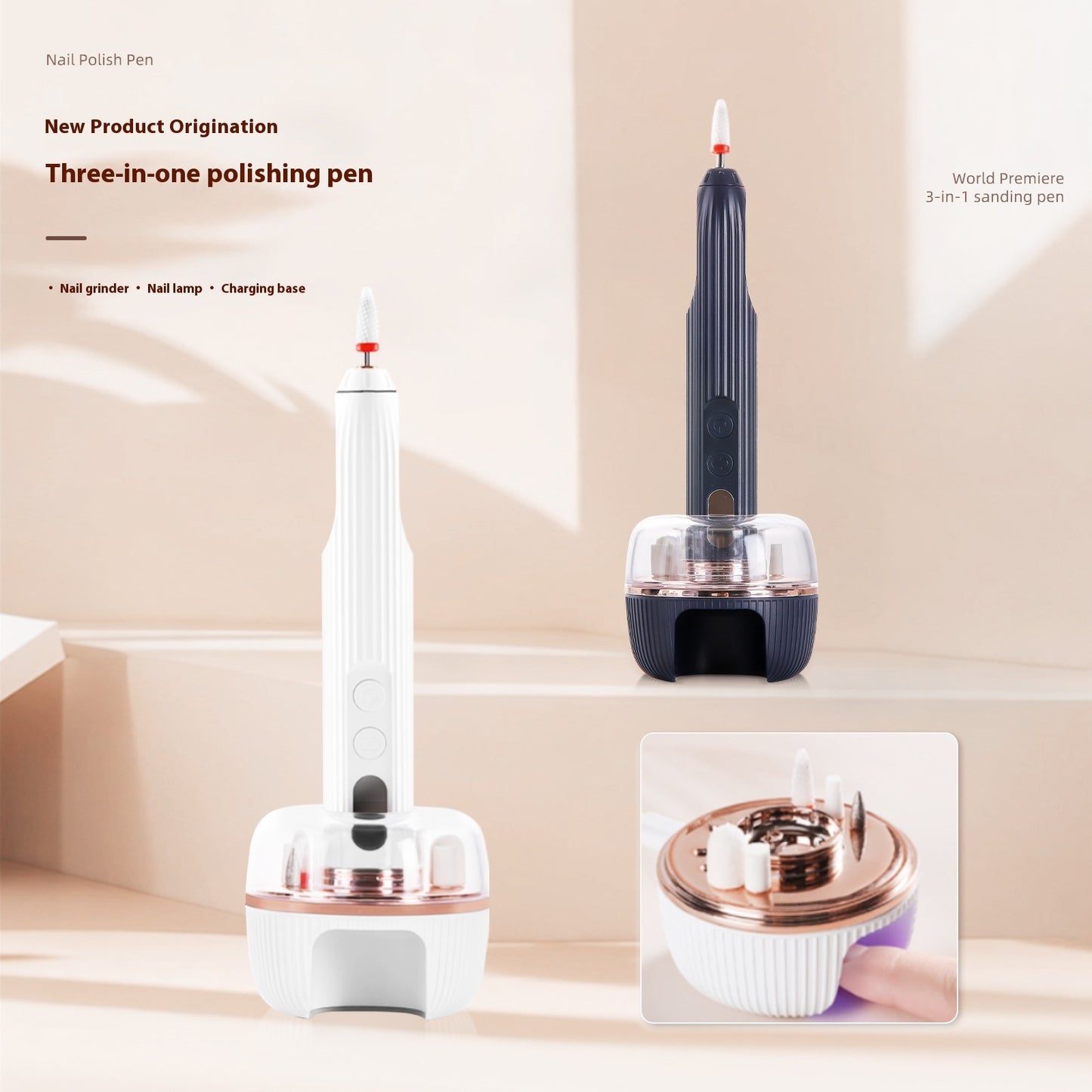 New Electric Portable Nail Polishing Machine