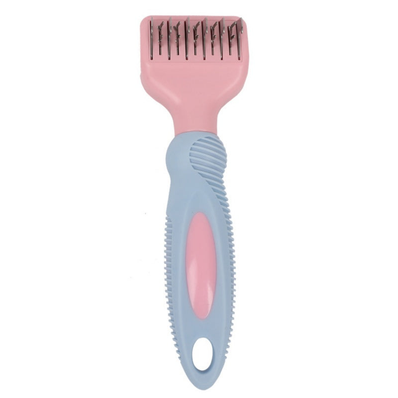 Dog Comb Stainless Steel Knot Knife Cat Brush Massage Dog Brush Pet Grooming Dogs Hair Knife Comb Cleaning Tools Pet Supplies