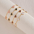 Ins Love Bracelet  Stainless Steel Dripping Heart Bracelet Fashion Valentine's Day Jewelry Gift