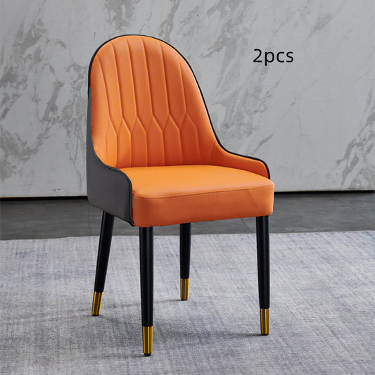 Light Luxury Solid Wood Dining Chair Modern Minimalist Backrest