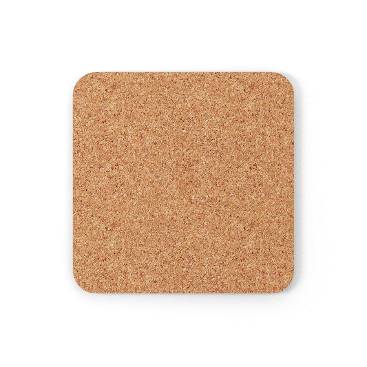 Corkwood Coaster Set - 4 Pieces / Genesis 1:26-27 Graphic Print-2