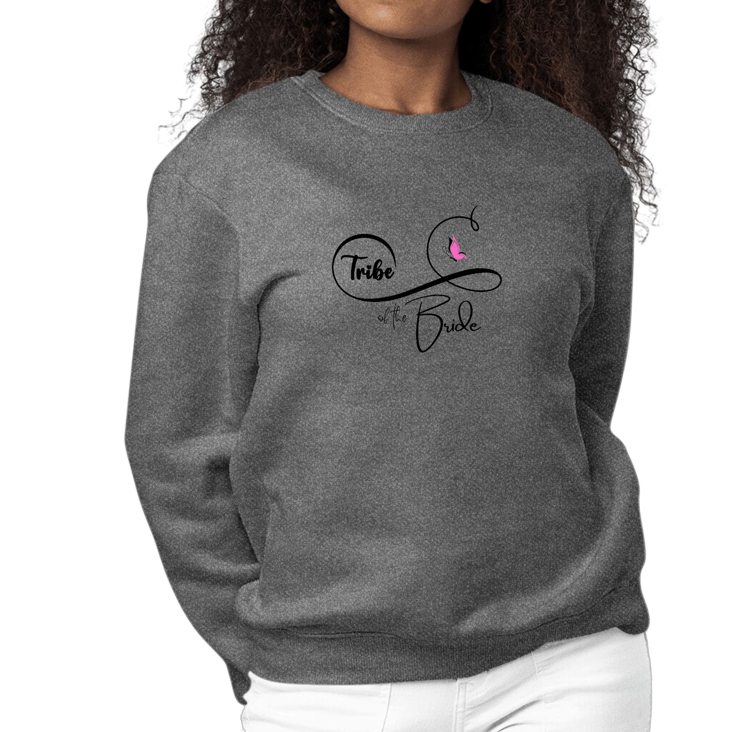 Womens Graphic Sweatshirt Tribe of the Bride - Wedding Bridal-6