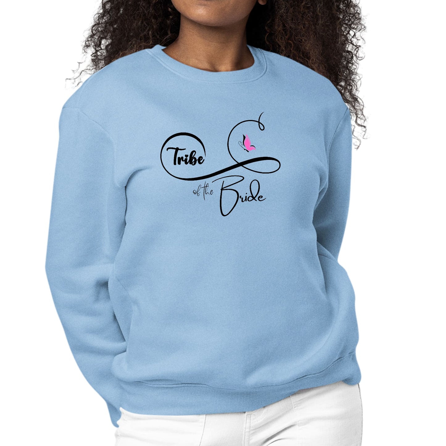 Womens Graphic Sweatshirt Tribe of the Bride - Wedding Bridal-5