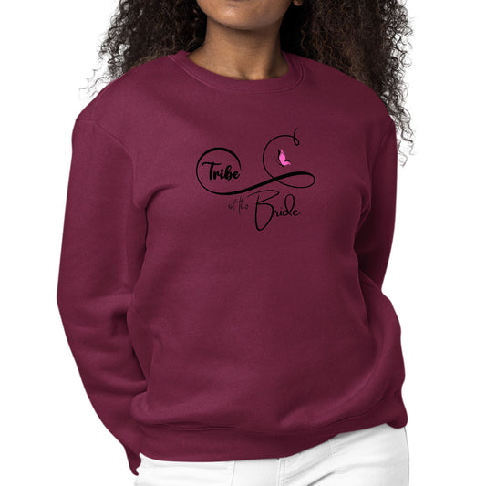 Womens Graphic Sweatshirt Tribe of the Bride - Wedding Bridal-3