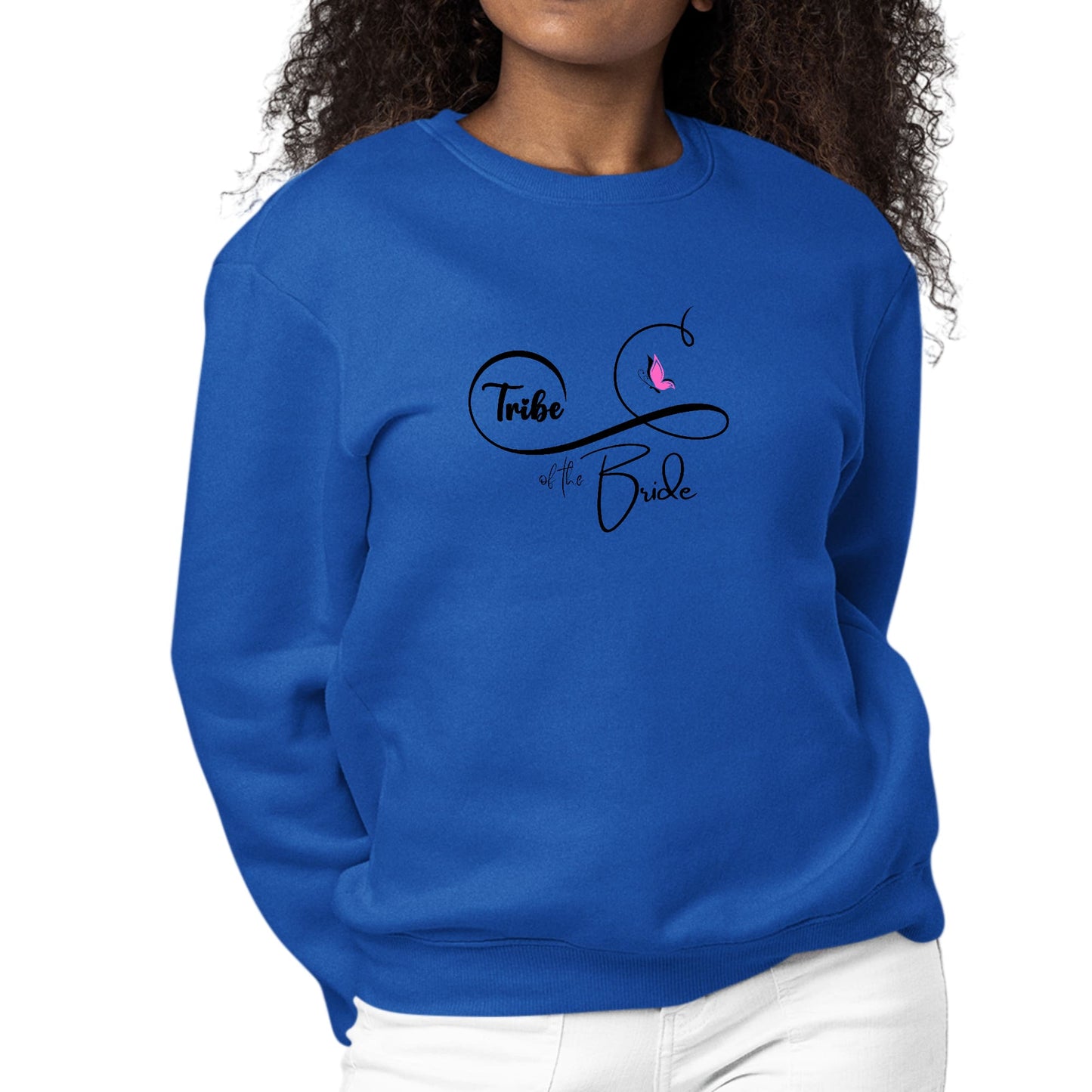 Womens Graphic Sweatshirt Tribe of the Bride - Wedding Bridal-2